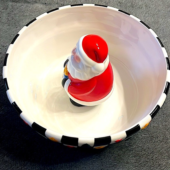 Vintage Santa Claus Ceramic Bowl - Picture 3 of 12
